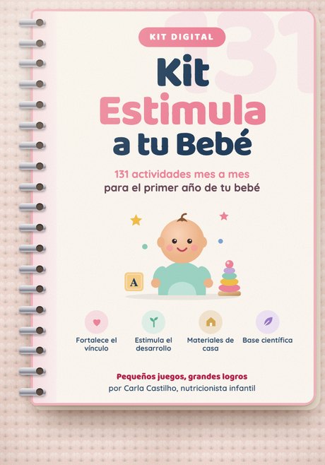 Portada del mes 1 del Kit Estimula a tu Bebé