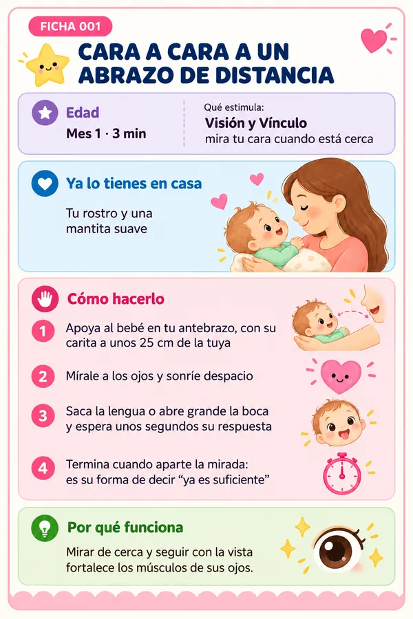 Ficha 001: Cara a cara a un abrazo de distancia