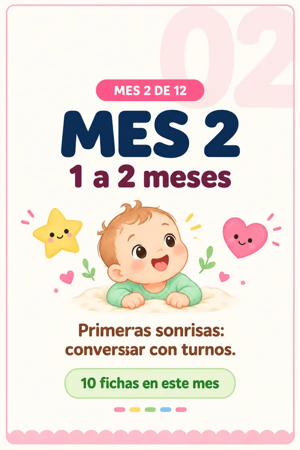 Mes 2: primeras sonrisas