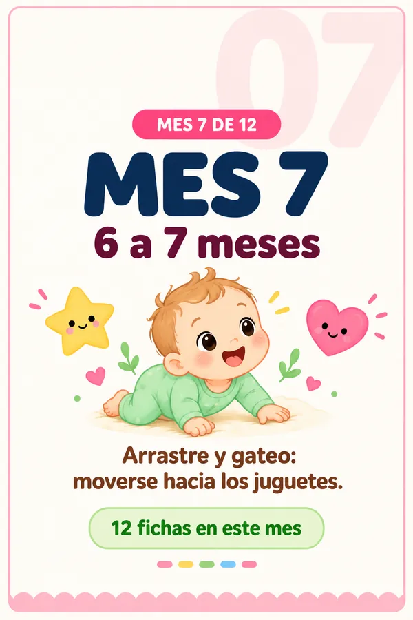 Mes 7: arrastre y gateo